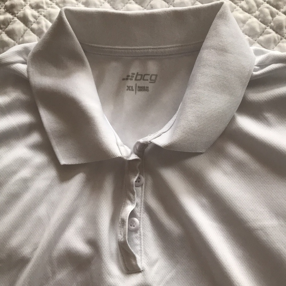 White Golf Shirt - Picture 2 of 4